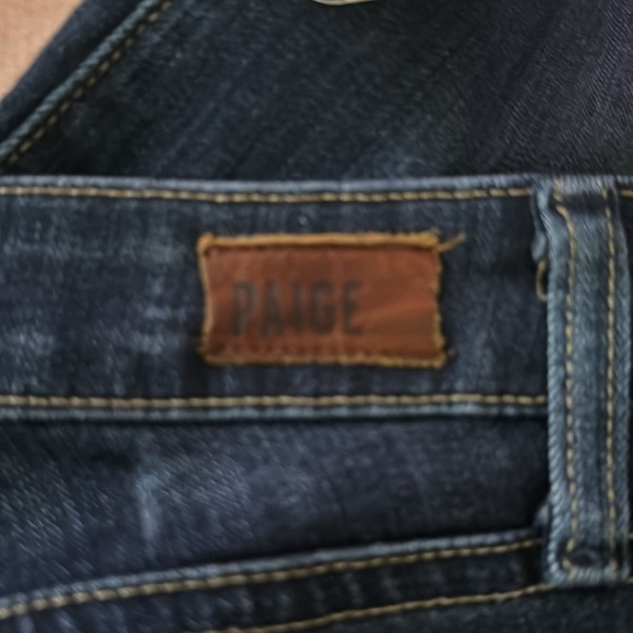 PAIGE “Verdugo Ankle” Women’s, Zip Up, 5 Pocket, Distressed, Blue Jeans. Size 26 - Picture 7 of 8